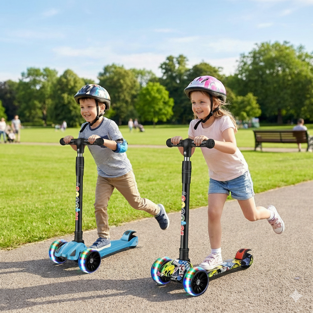 Light-Up Tri Scooter