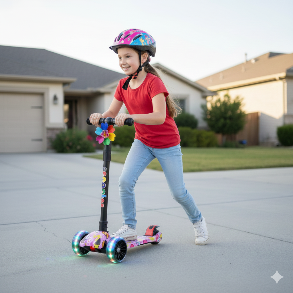 Light-Up Tri Scooter