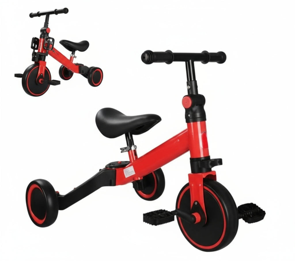 3-in-1 Balance Bike and Tricycle