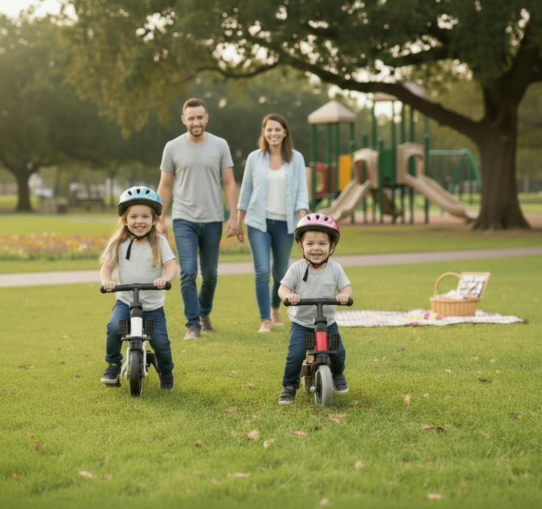 3-in-1 Balance Bike and Tricycle