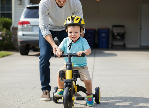 3-in-1 Balance Bike and Tricycle