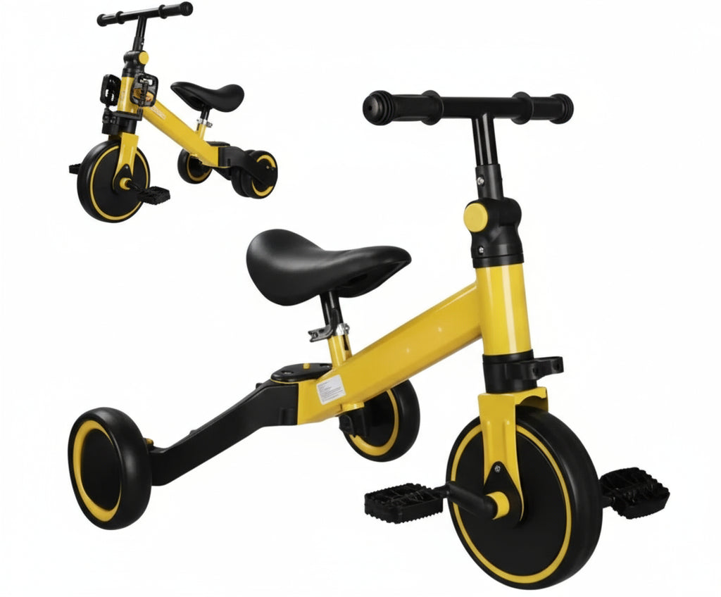 3-in-1 Balance Bike and Tricycle