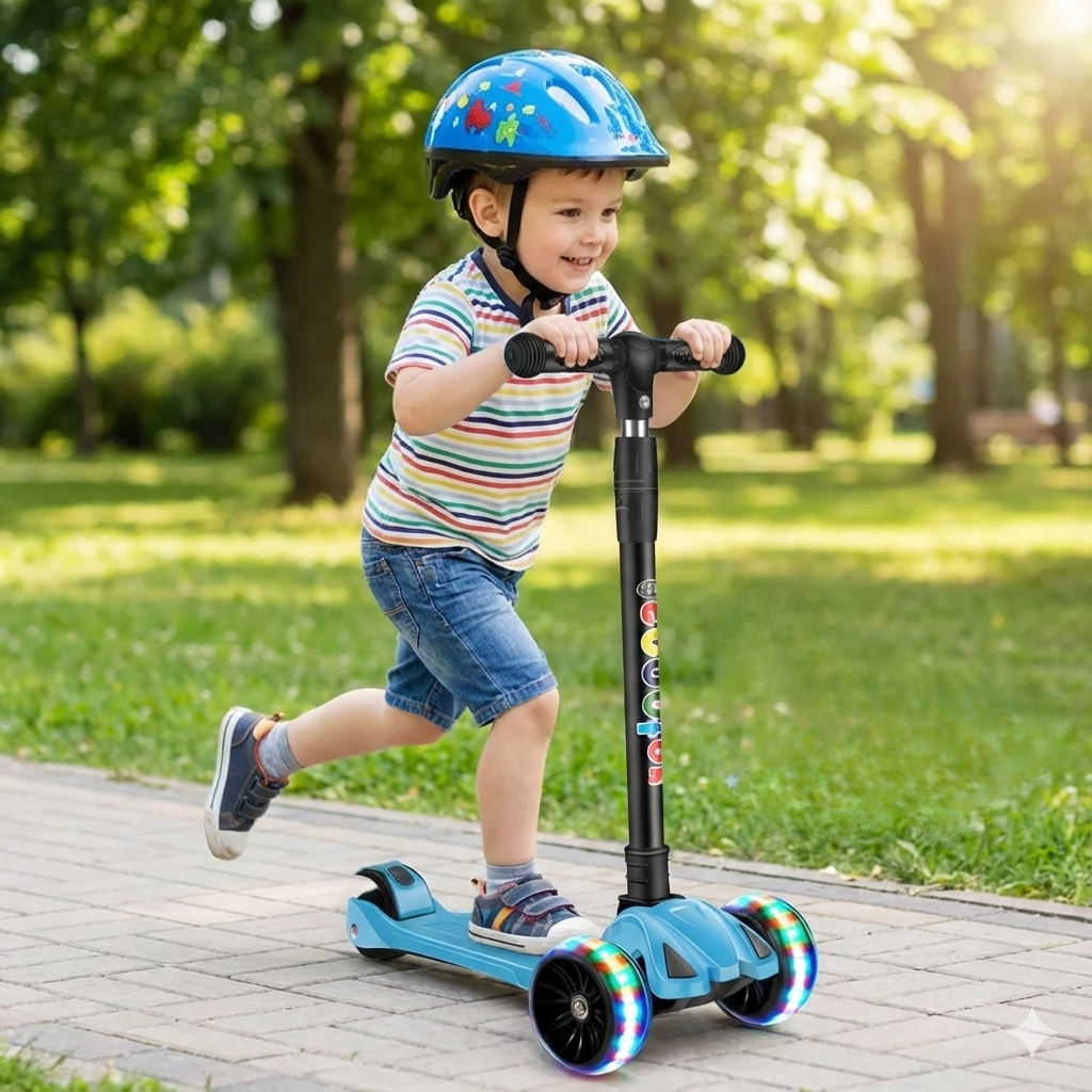Light-Up Tri Scooter